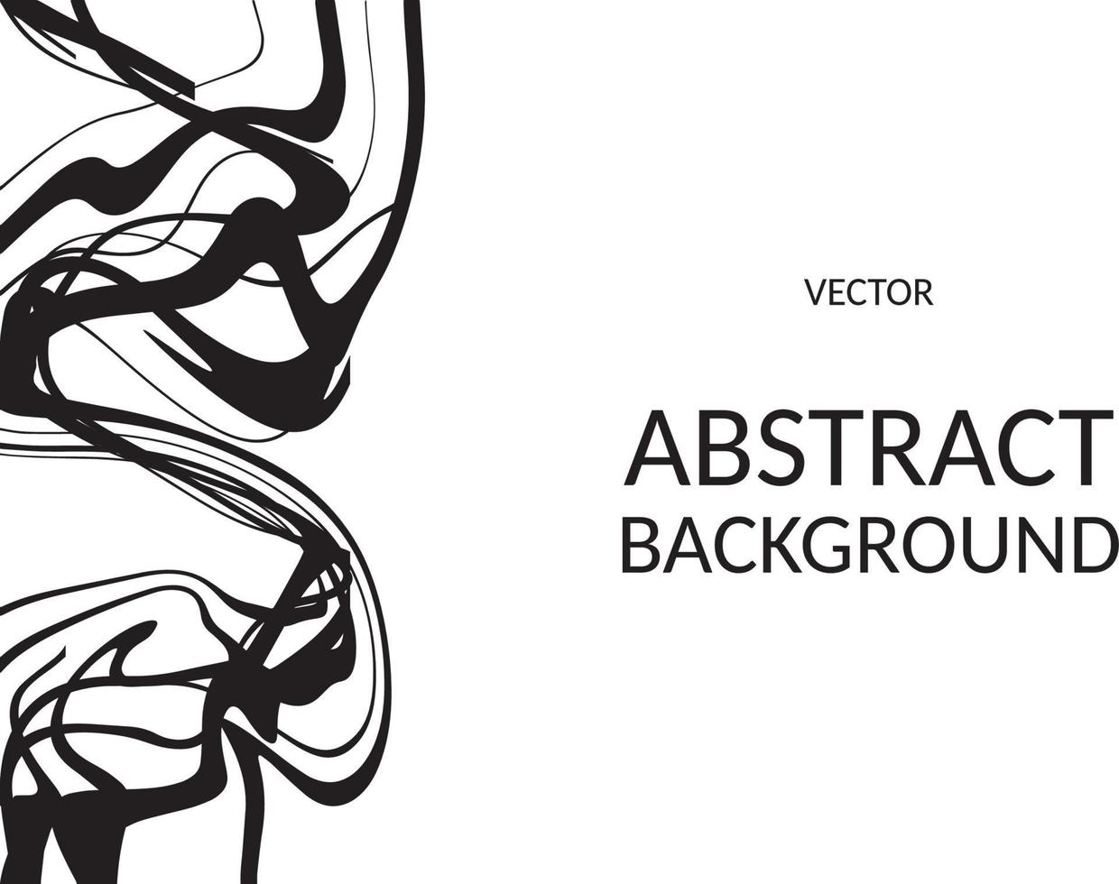 Vektor abstrakte Marmortextur flüssige Kunst Zebraeffekt schwarz-weiße Farbe