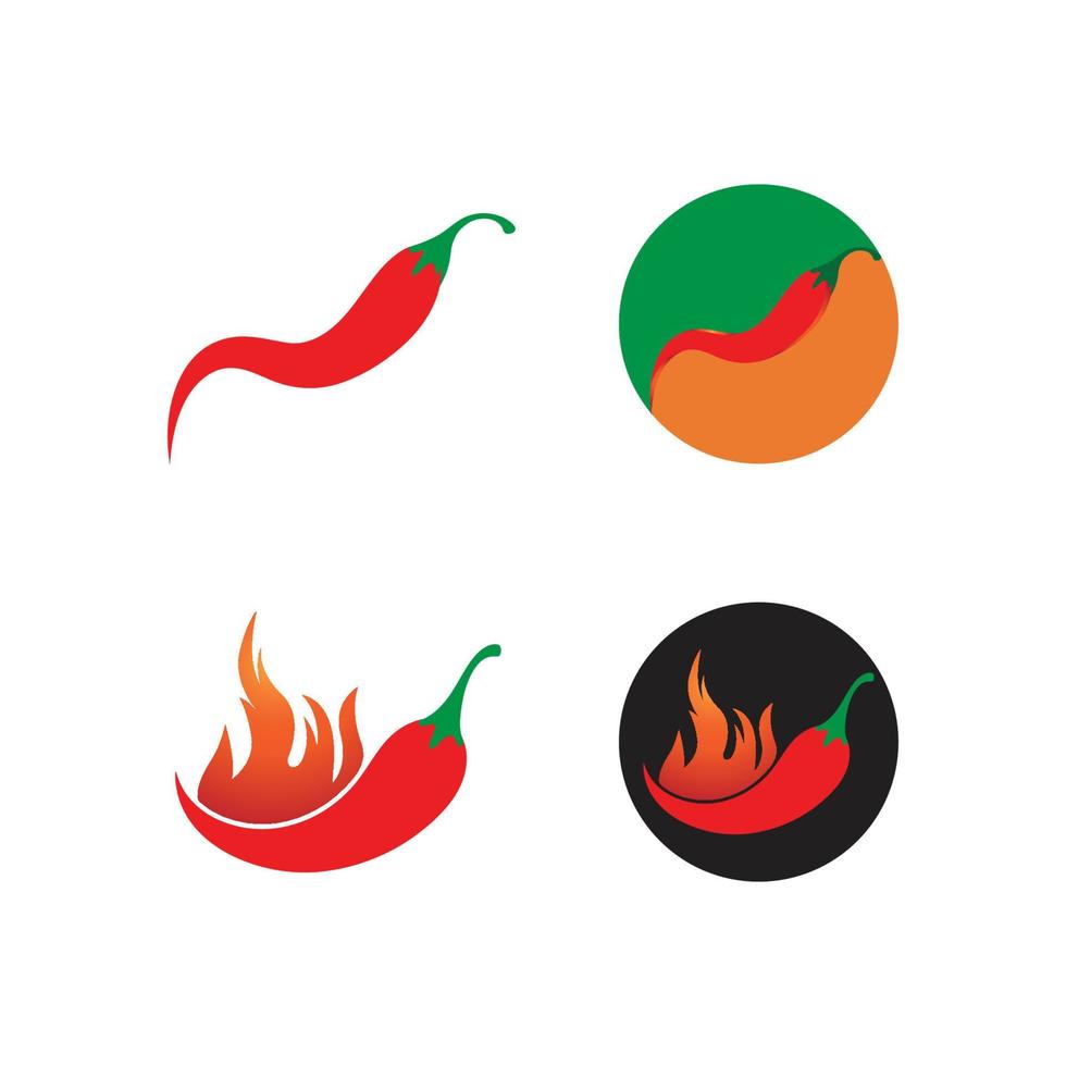 Chili-Logo-Vektor vektor