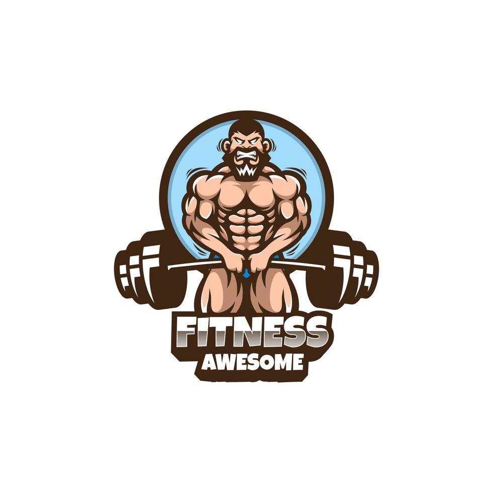 Illustrationsvektorgrafik des Fitnessstudios, gut für Logodesign vektor