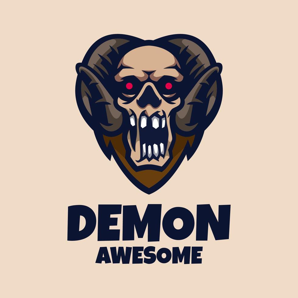 illustration vektorgrafik av demon, bra för logotypdesign vektor