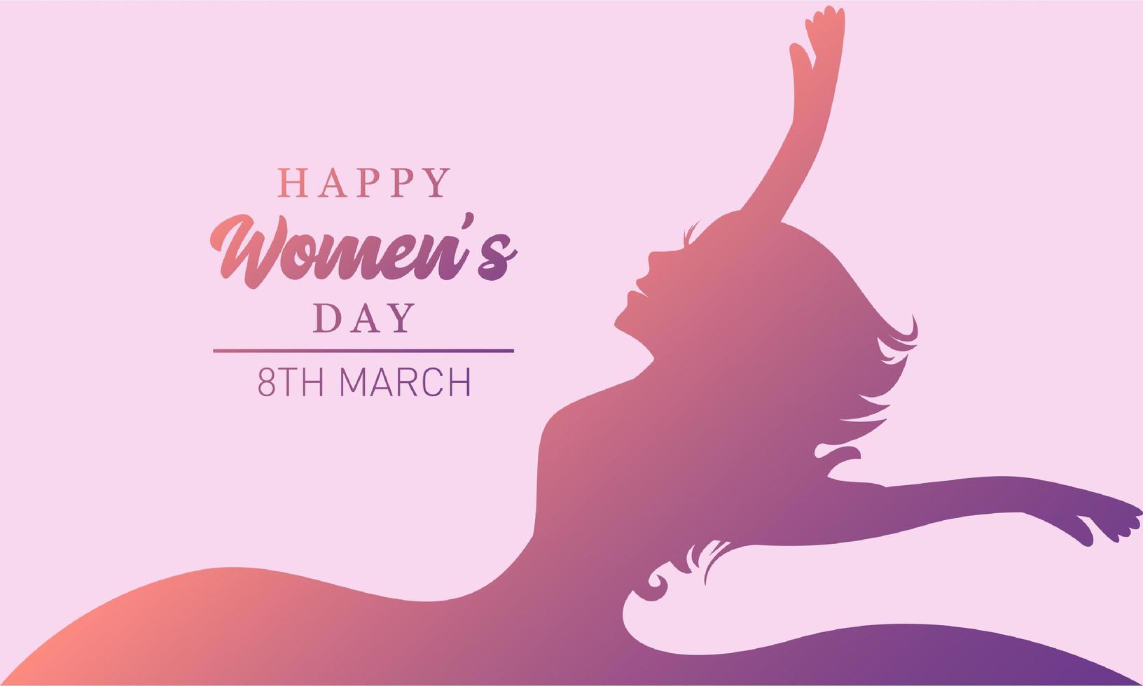 Internationaler Frauentag glücklicher Frauentag Hintergrundvektor vektor