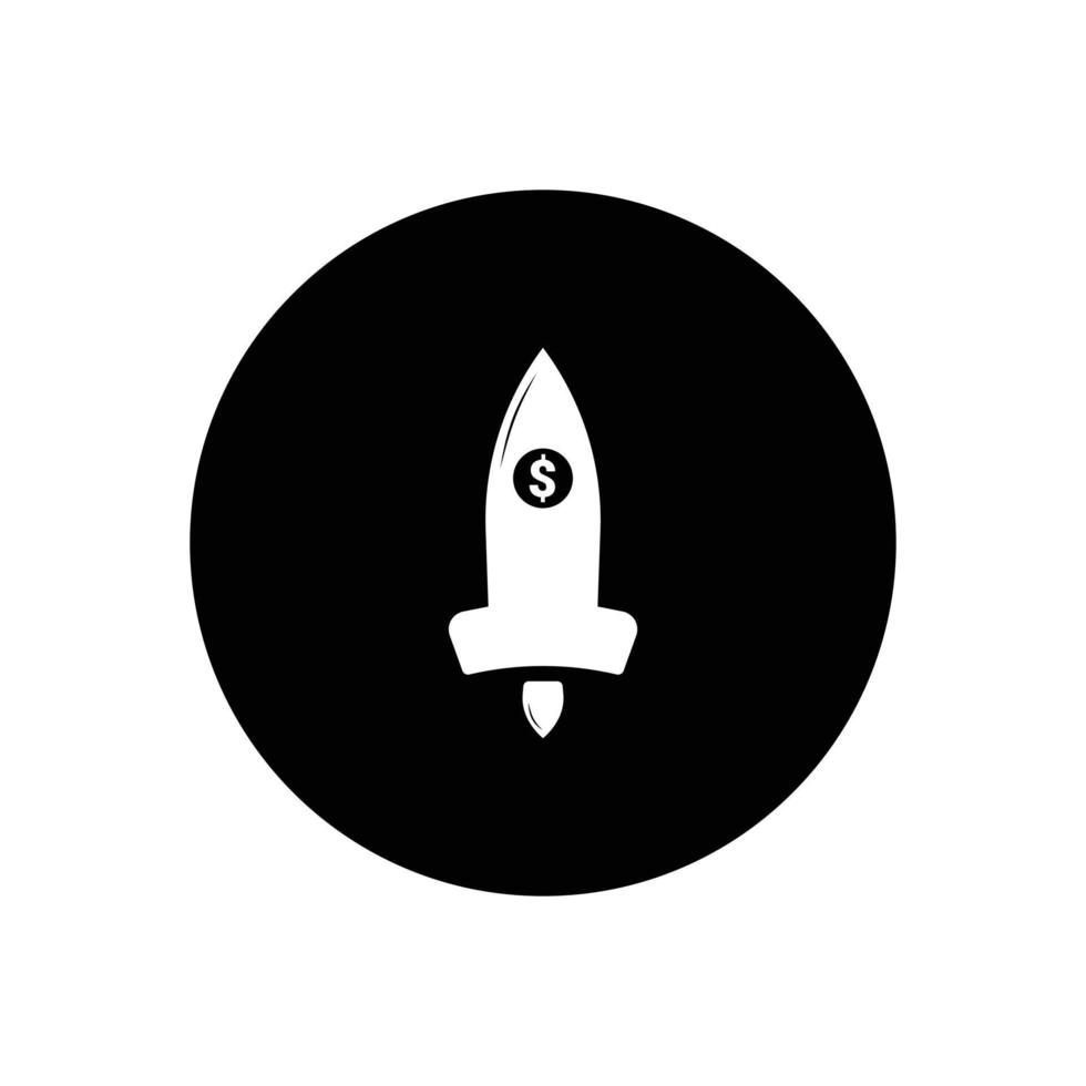 Raketen-Icon-Design-Vektor vektor