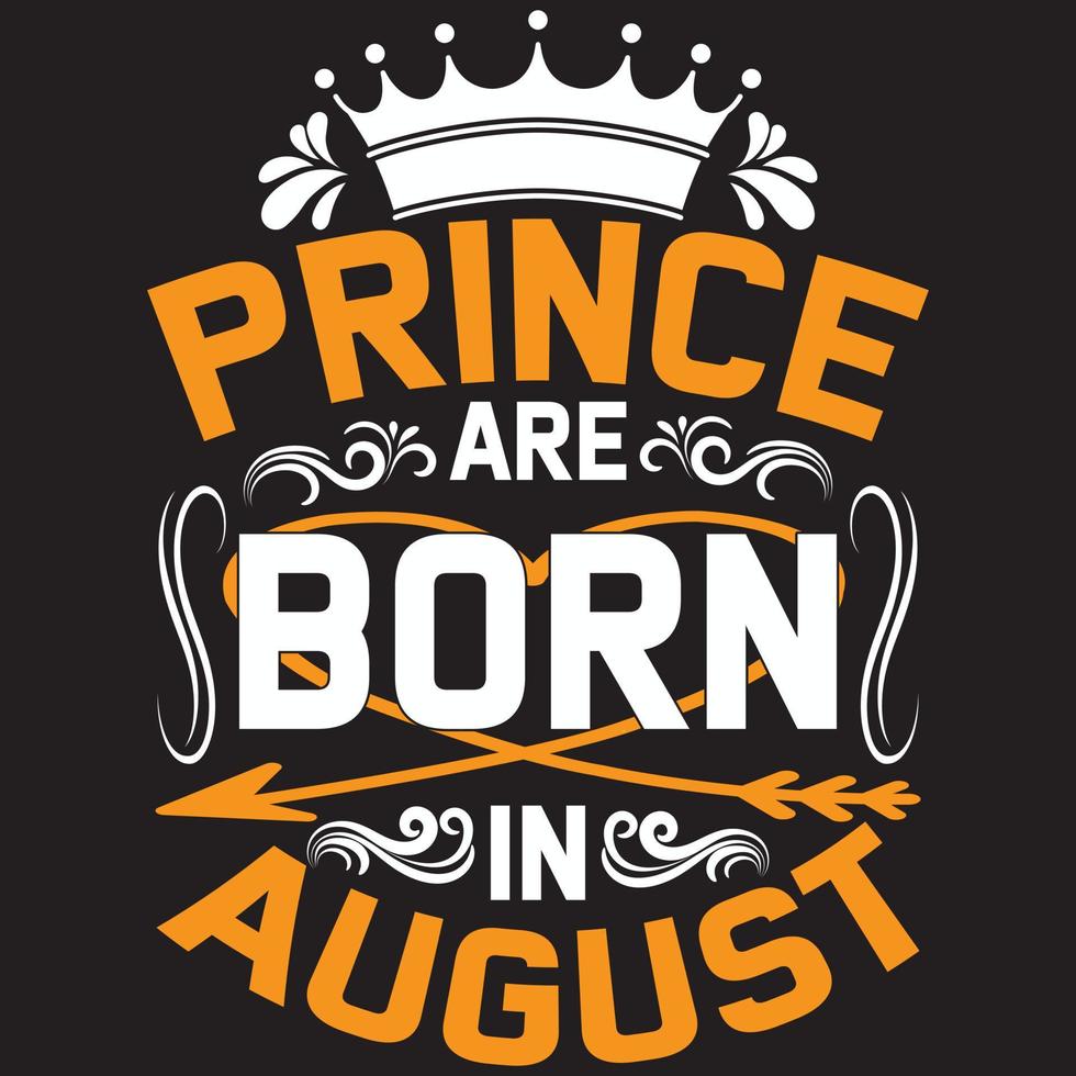 Prinz werden im August geboren vektor