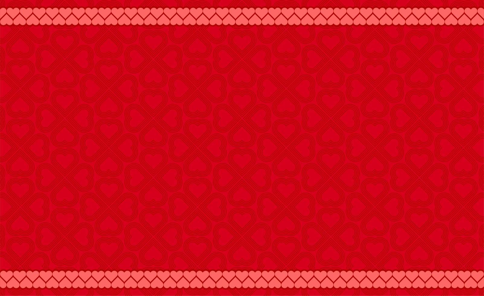 röd kärlek bakgrund med mönster vektor