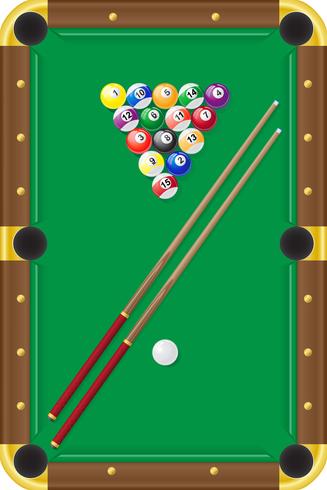 Billard-Pool vektor