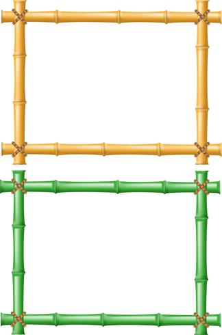 Gestell aus Bambus vektor