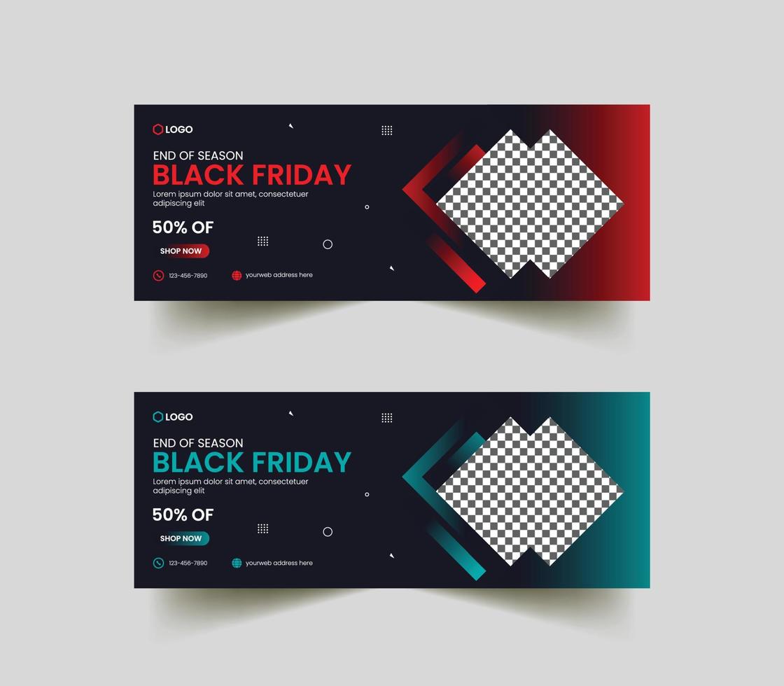 Black Friday Super Sale Cover-Vorlage vektor