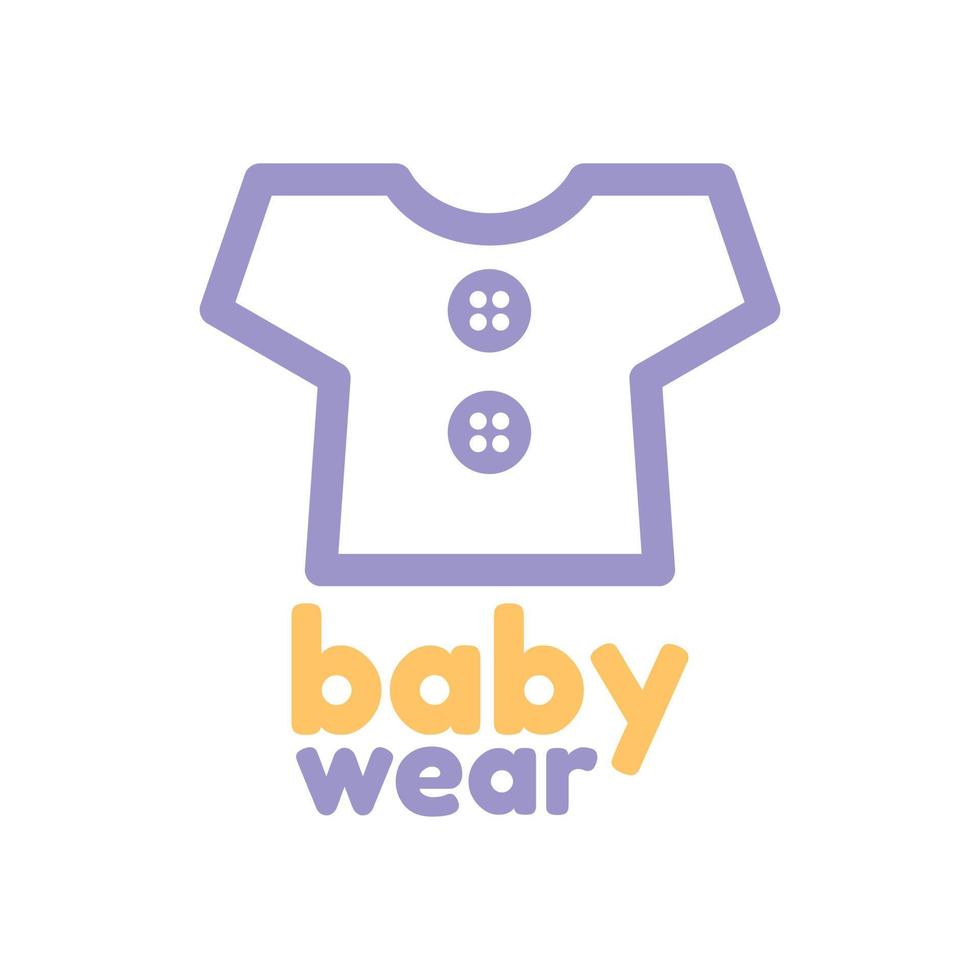 Logo für Babykleidung vektor