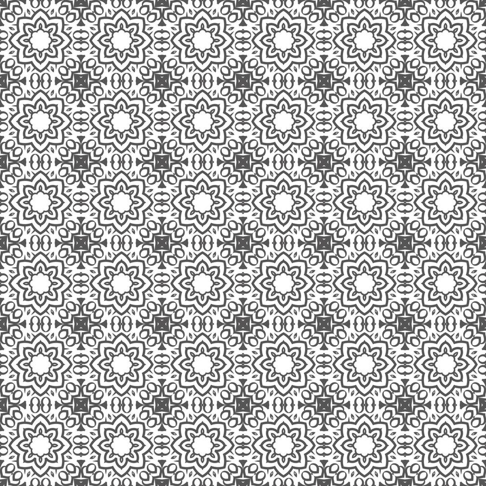 klassische Batik Musterdesign Hintergrund geometrische Mandala Tapete. elegantes traditionelles Blumenmotiv vektor