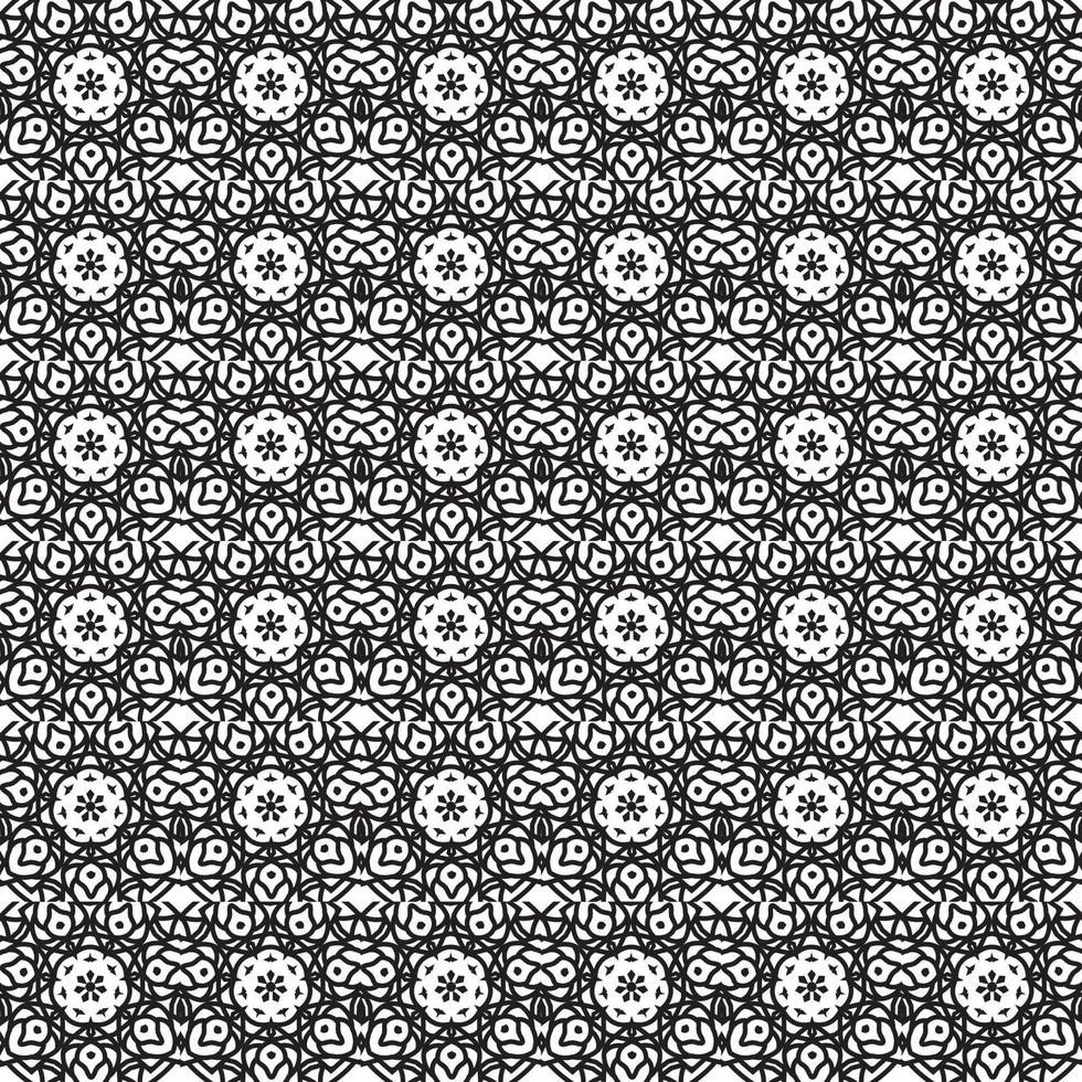 klassische Batik Musterdesign Hintergrund geometrische Mandala Tapete. elegantes traditionelles Blumenmotiv vektor