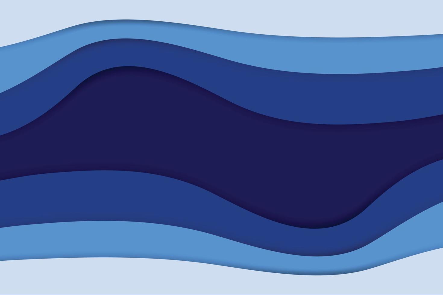 Papier geschnittener Hintergrund. abstrakte realistische papierschnittdekoration mit gewellten schichten. 3D-Topographie-Relief. Vektortopografische Darstellung. Cover-Layout-Vorlage. vektor