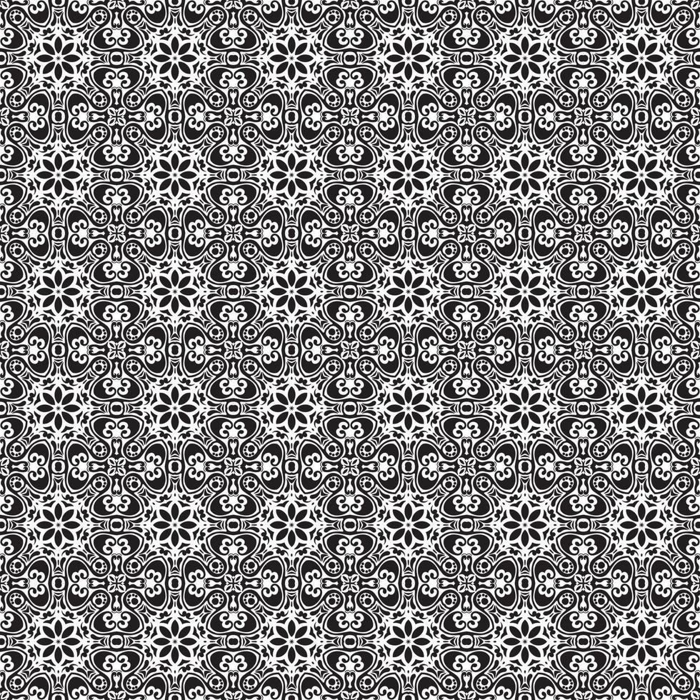 klassische Batik Musterdesign Hintergrund geometrische Mandala Tapete. elegantes traditionelles Blumenmotiv vektor