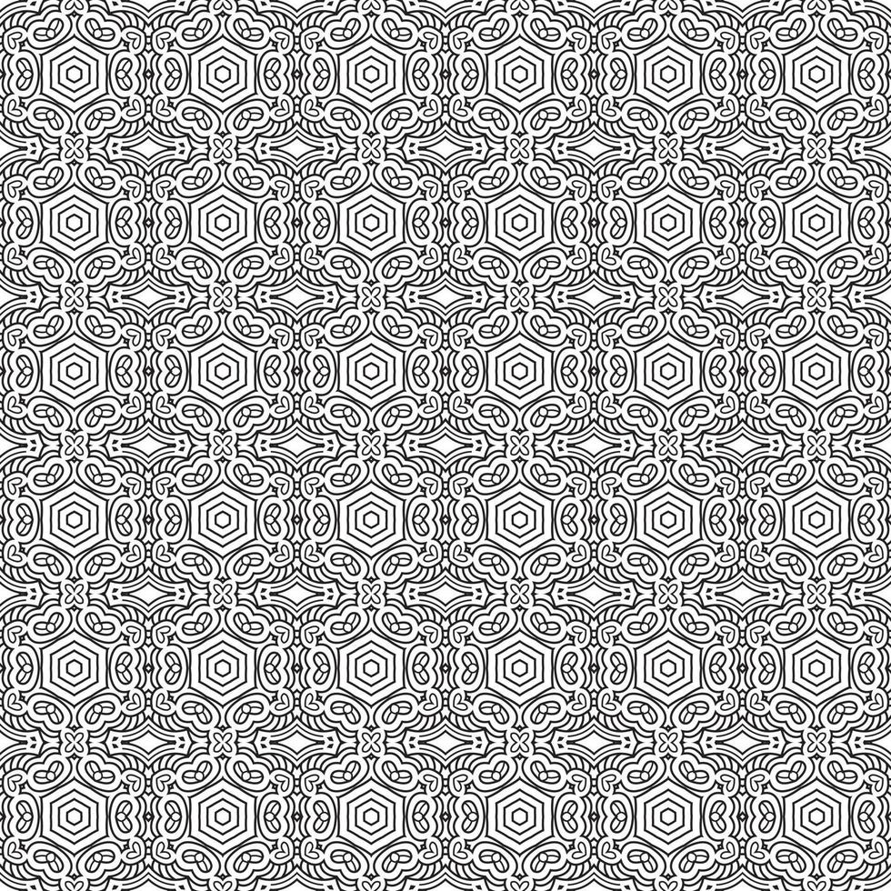 klassische Batik Musterdesign Hintergrund geometrische Mandala Tapete. elegantes traditionelles Blumenmotiv vektor