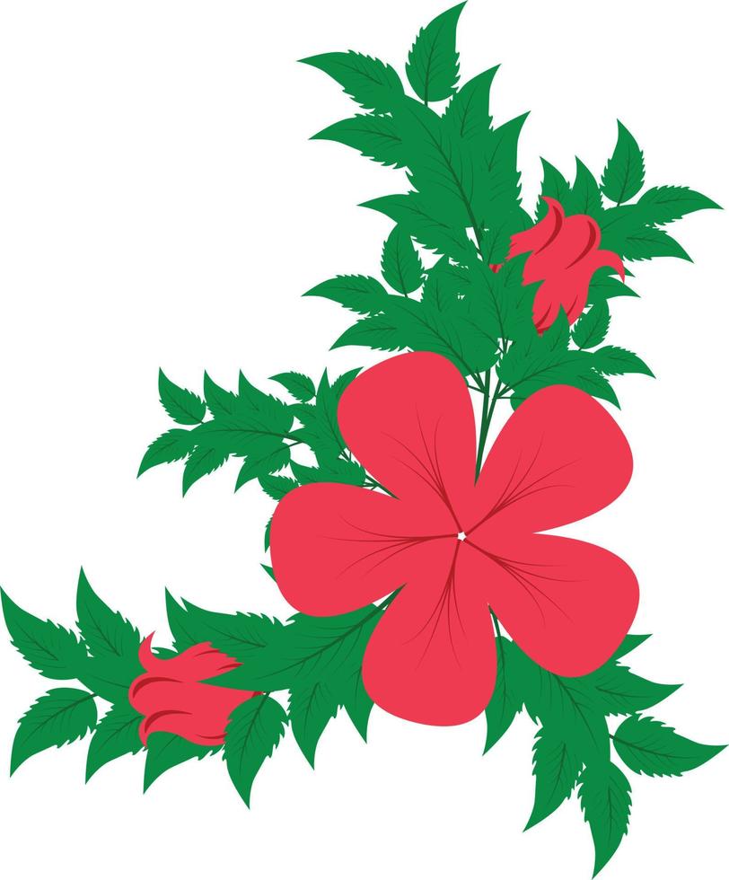 Vektor tropische Blumen und Blätter isoliert. exotischer tropischer hawaiianischer sommer. Palm Beach Baum Blätter Dschungel botanisch. schwarz-weiß gravierte Tuschekunst. isoliertes Pflanzenillustrationselement.