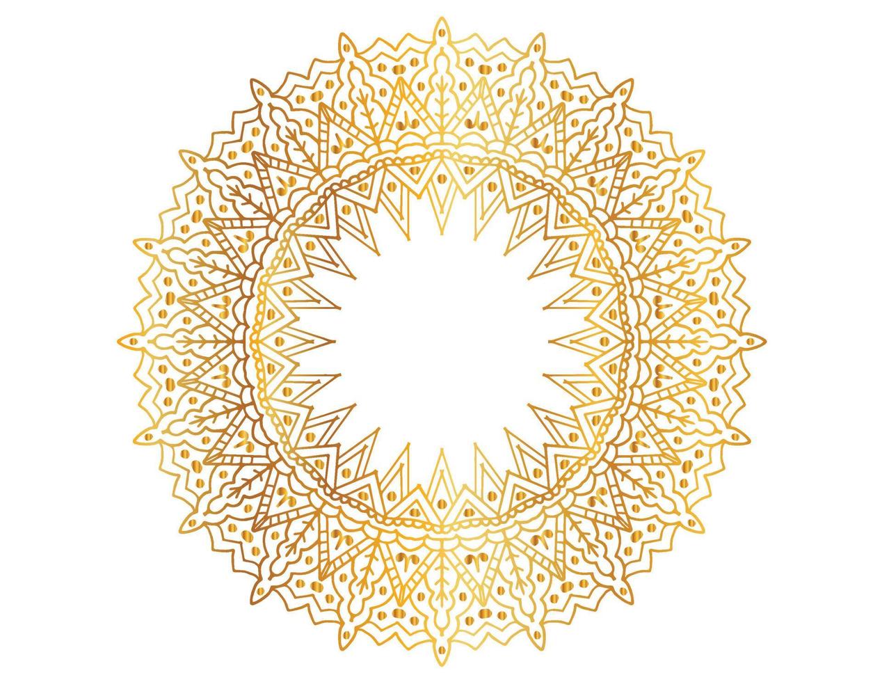 mandala konstverk med gyllene design, bakgrund, mönster, blomma, arabisk stil vektor