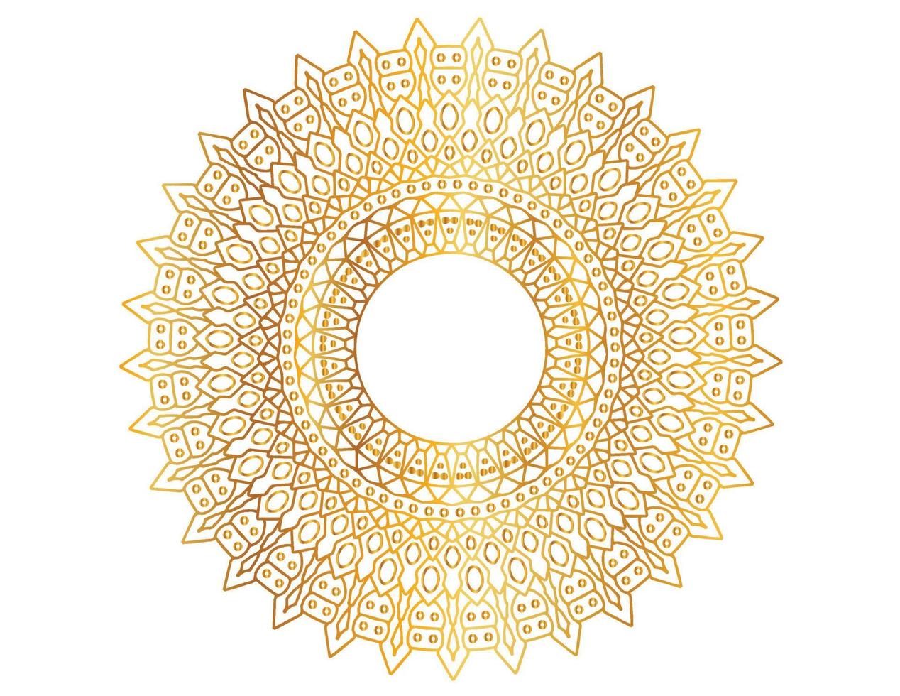 gyllene mandala designmönster, bakgrund, blomma, prydnad vektor