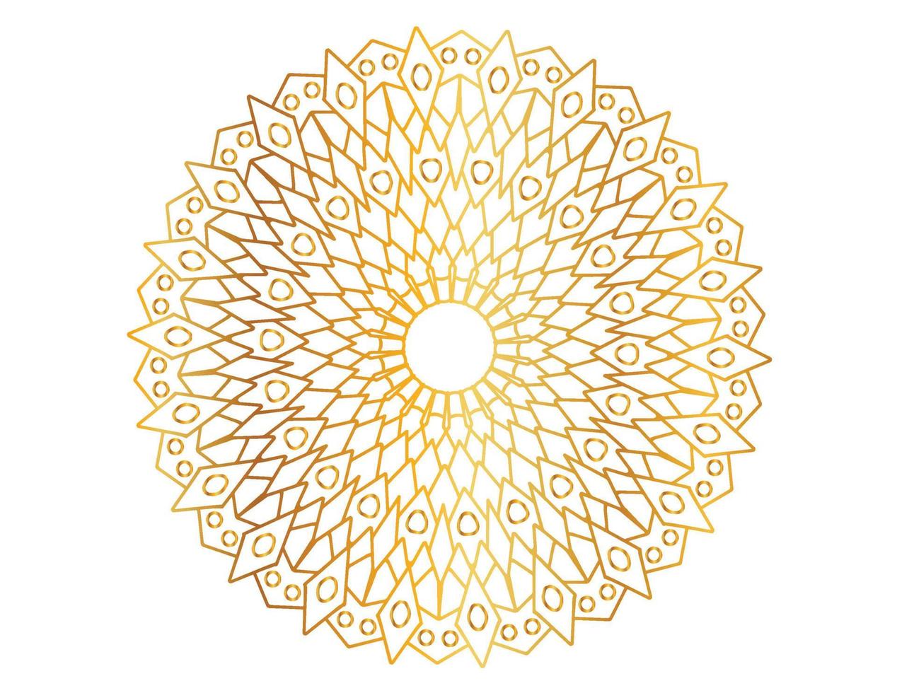 Mandala-Design mit goldenem Muster, Hintergrund, Blume, traditionell vektor