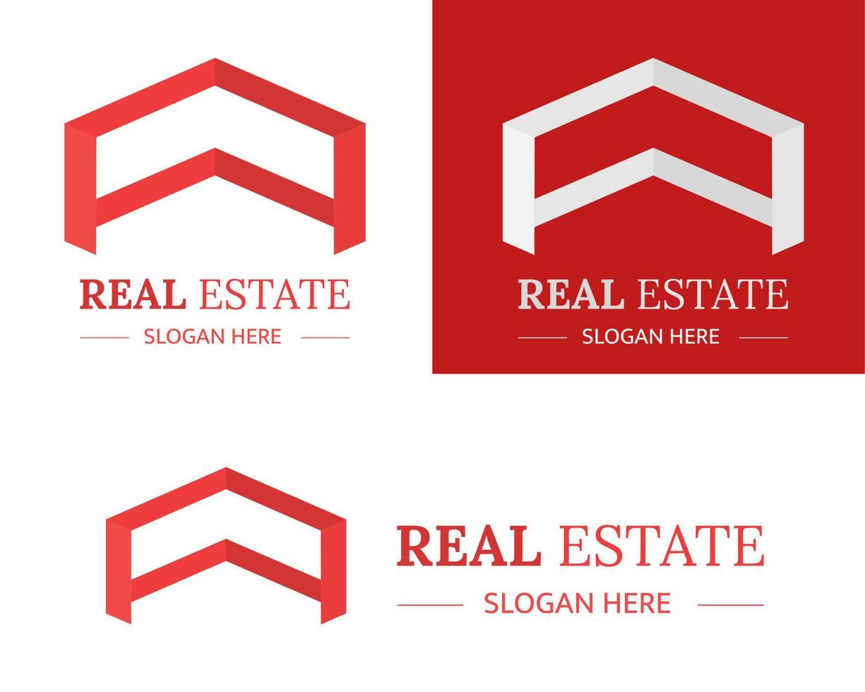 illustration vektor design av fastigheter logotyp mall för företag eller företag