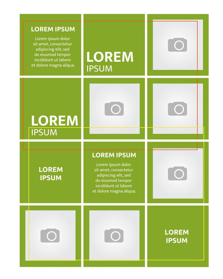 Illustrationsvektordesign der Social-Media-Beitragsvorlage vektor