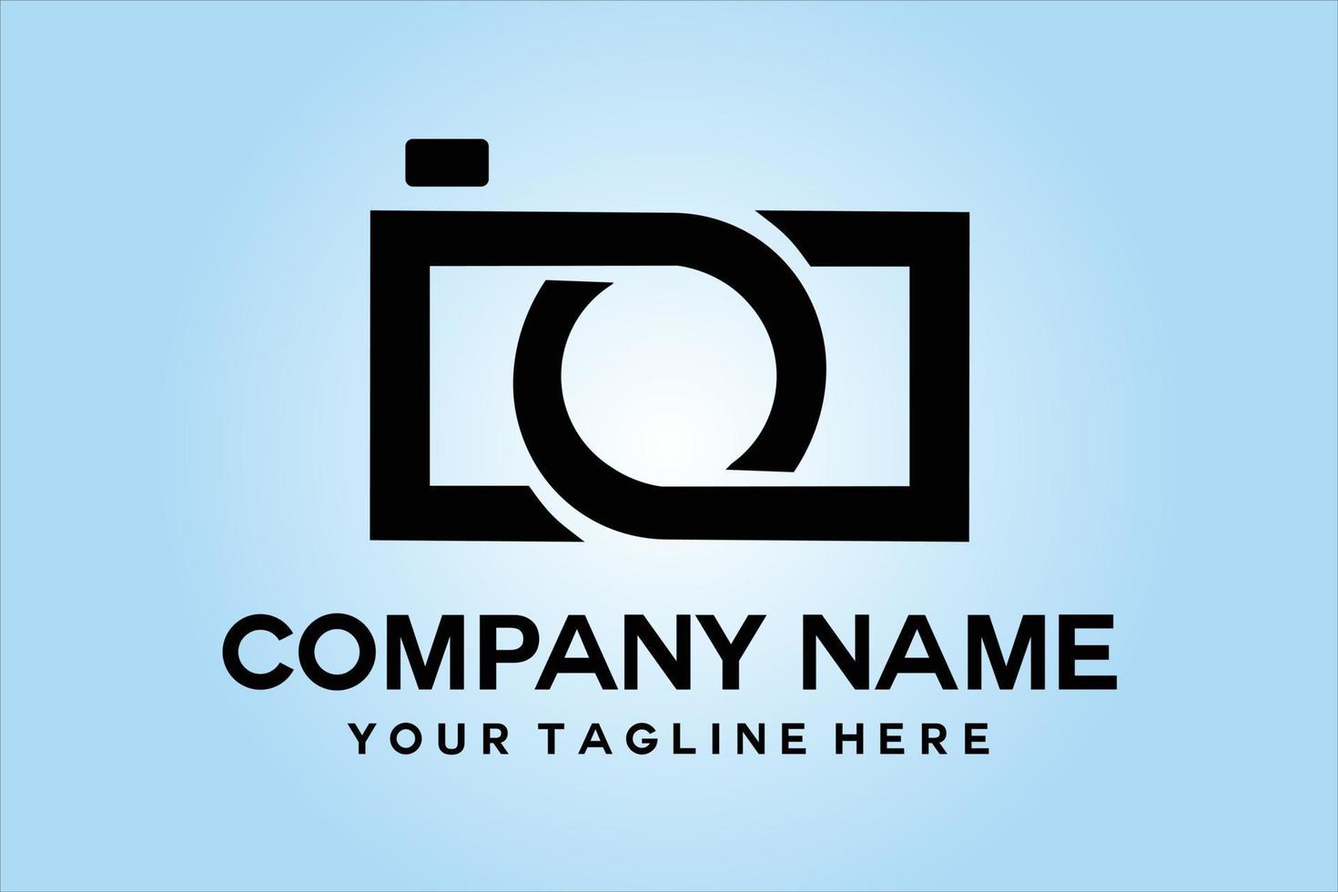 kamera ikon för fotografi logotyp vektor