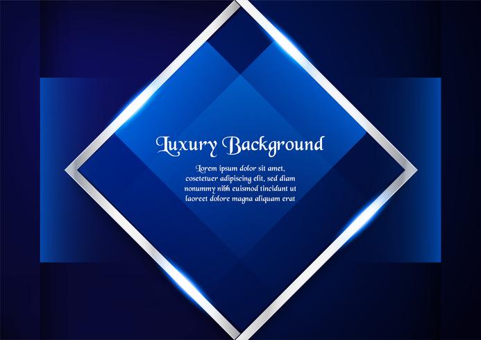 Abstrakt blå bakgrund i premium koncept med kopia utrymme. Template design för omslag, företagspresentation, webb banner, bröllopsinbjudan och lyxförpackning. vektor