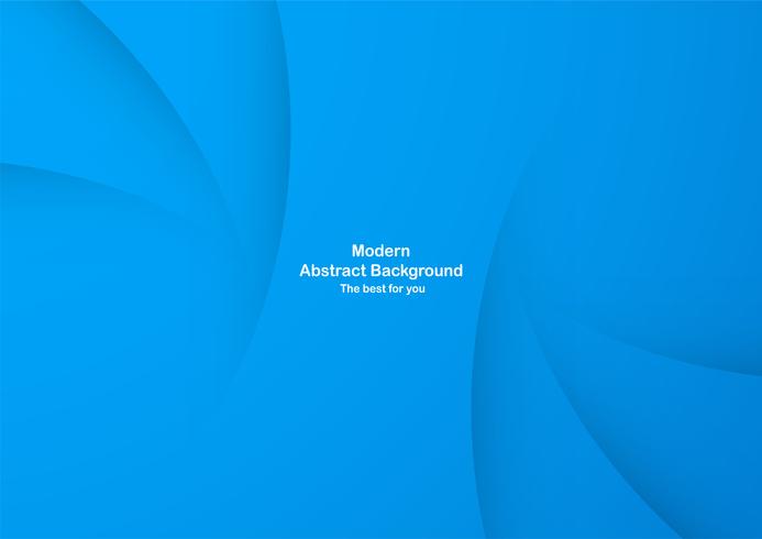 Abstrakt blå kurva bakgrund med kopia utrymme för vit text. Modern malldesign för omslag, broschyr, webbbanner och tidskrift. vektor