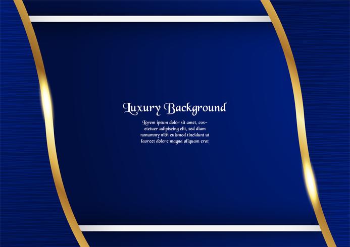Abstrakter blauer Hintergrund im erstklassigen Konzept mit Kopienraum Schablonendesign für Abdeckung, Geschäftsdarstellung, Netzfahne, Hochzeitseinladung und Luxusverpackung. vektor