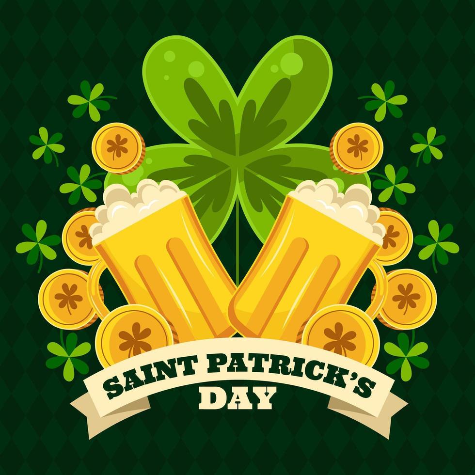 Saint Patrick's Day tradition i koncept vektor