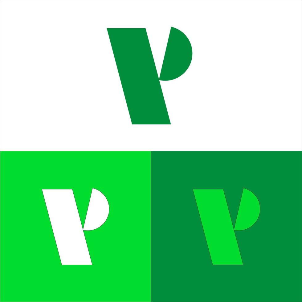 bokstaven p logotyp designmall element. vektor logotyp