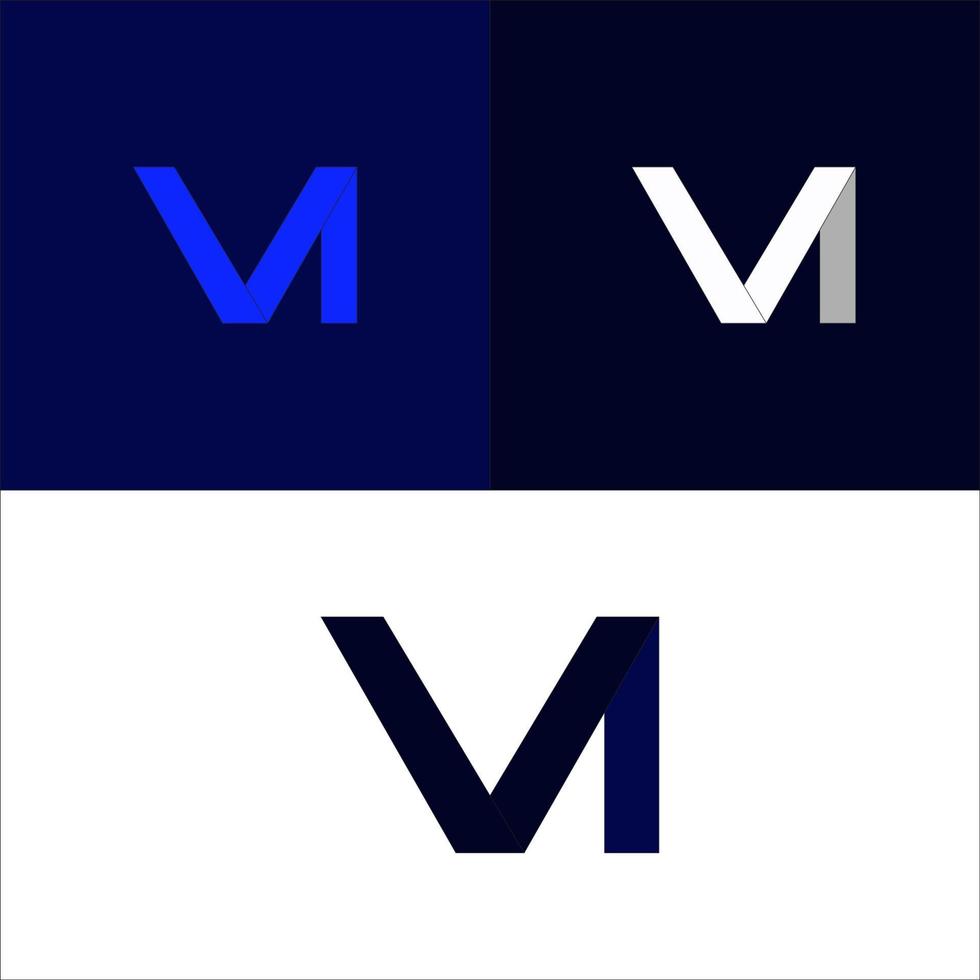 buchstabe m logo.modern design.vector illustration vektor