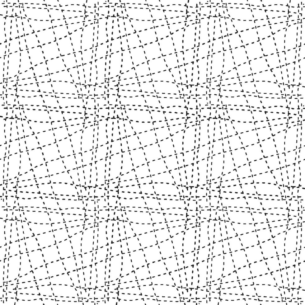 sömlös abstrakt geometrisk handritad mönster. vektor