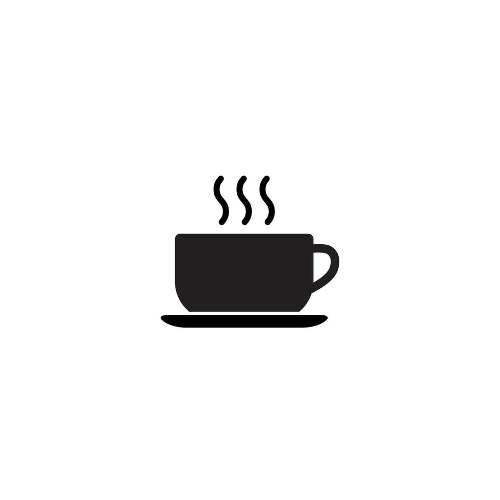 Kaffeetassen-Icon-Vektor für Web oder mobile App vektor