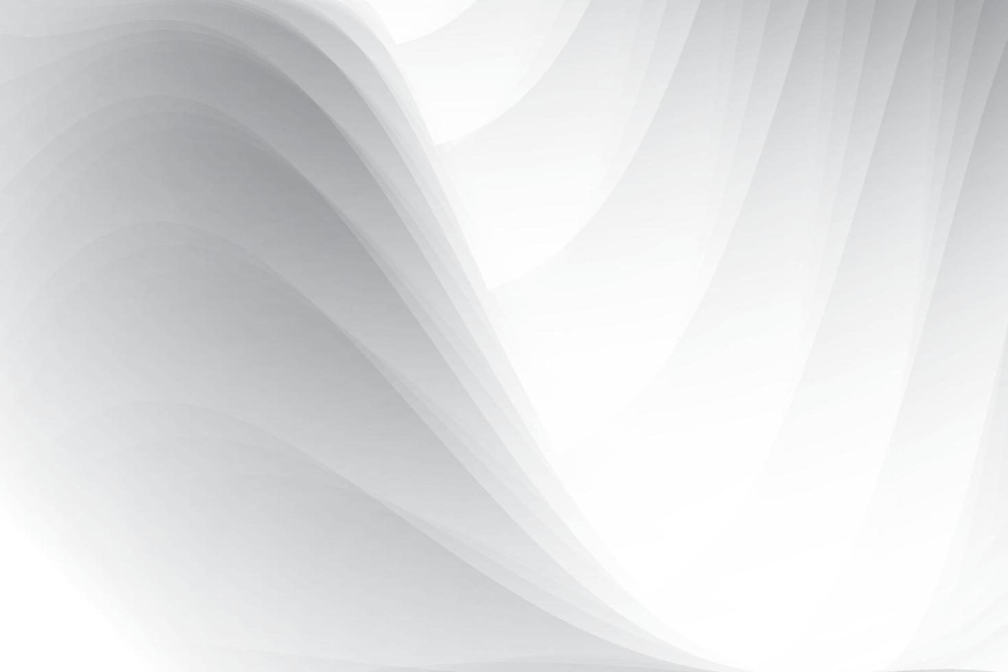 abstrakter weißer und grauer Hintergrund mit Farbverlauf mit geometrischer Form. Vektor-Illustration. vektor