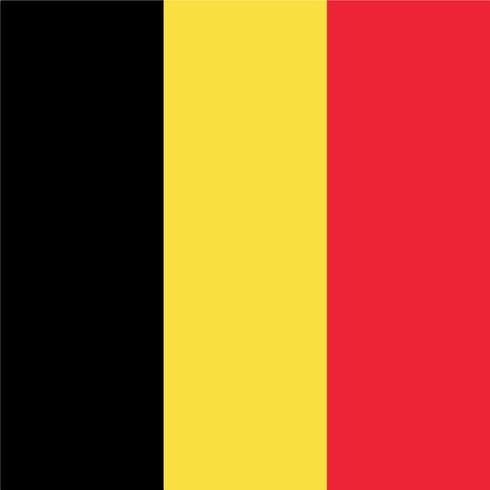 Belgien flagga. Bakgrundsbakgrund och bakgrundskoncept. Nationellt och fotbollstema. Vektor illustration
