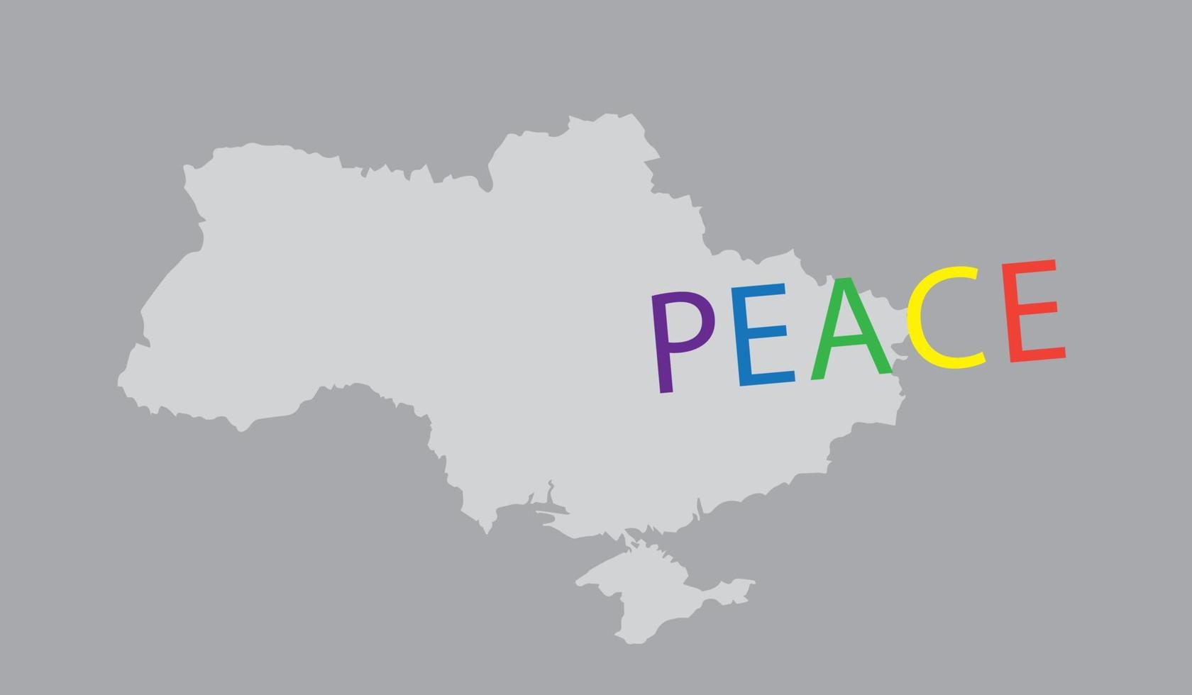 Ryssland kontra Ukraina, vektorillustration vektor