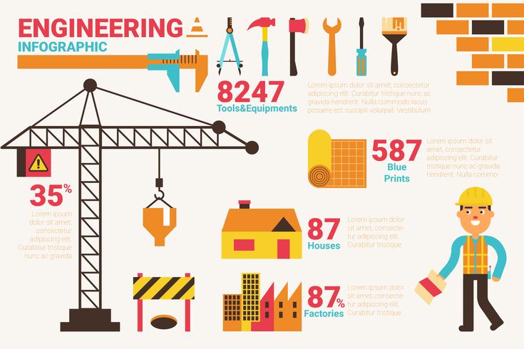 Engineering-Konzept Illustration vektor