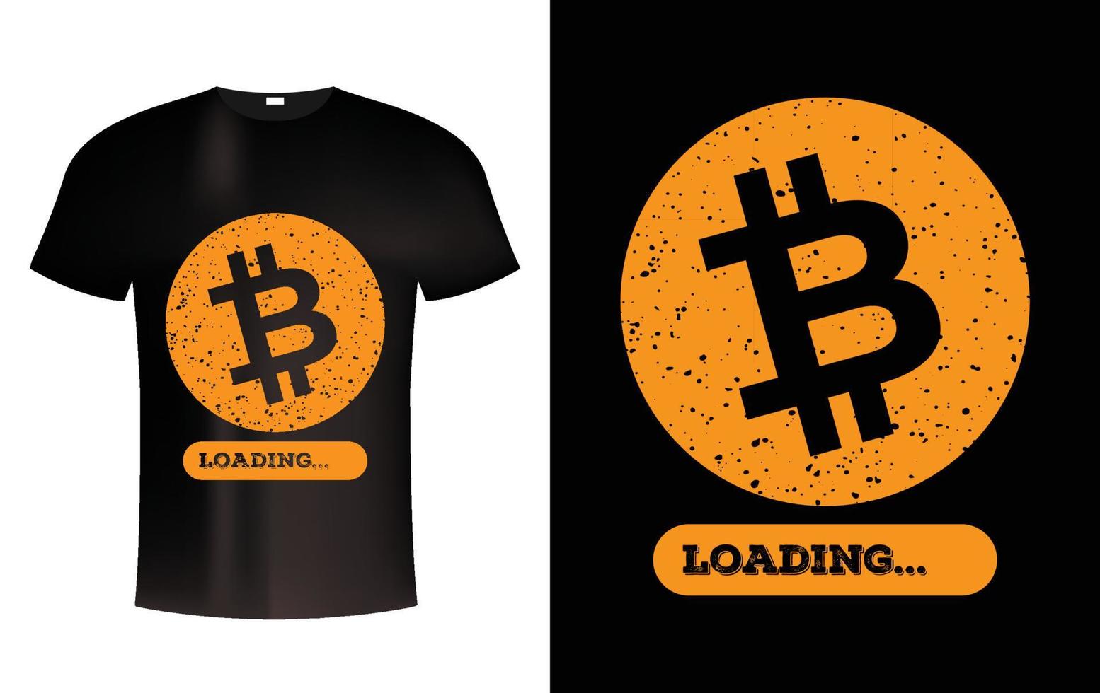 bitcoin äta sömn upprepa t-shirt design vektor