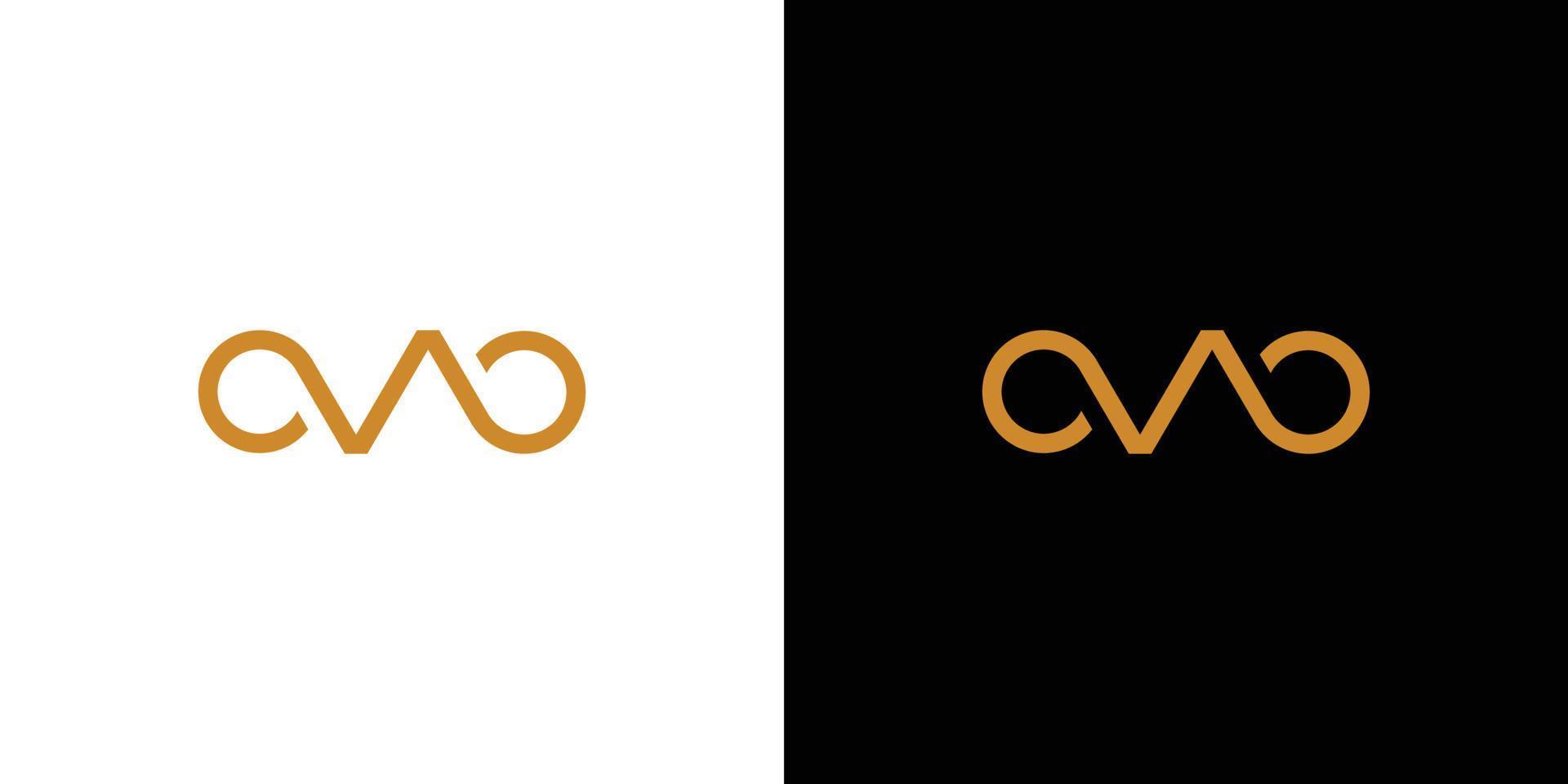 modern och lyxig bokstav n initialer infinity logotypdesign vektor