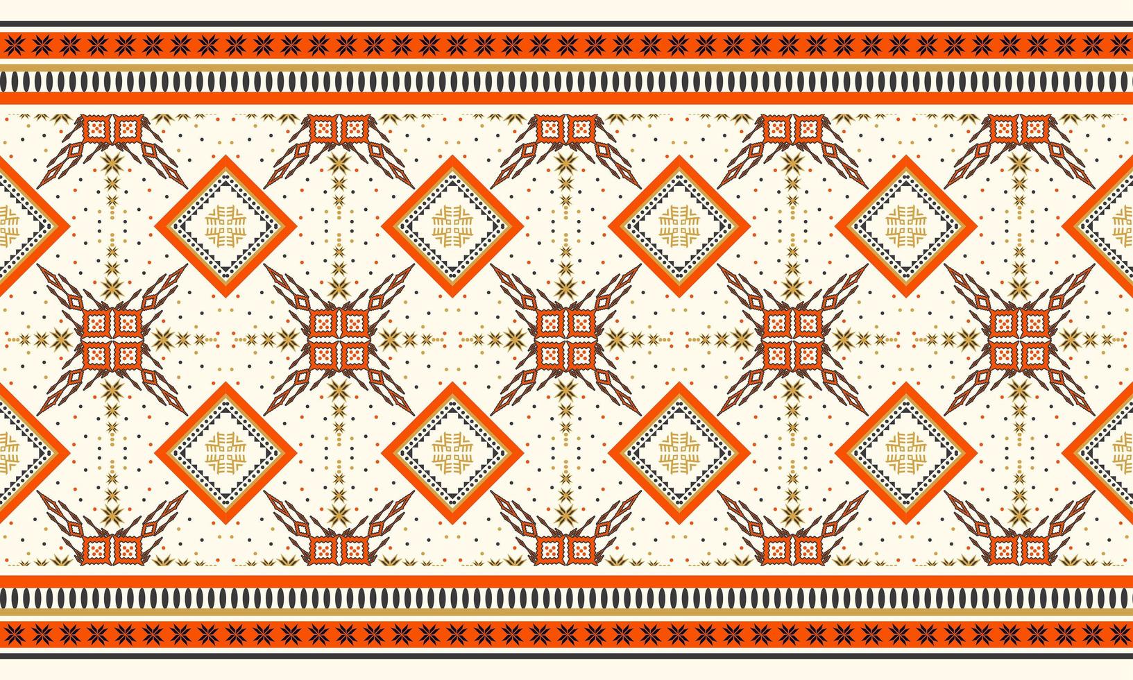 geometriska etniska orientaliska sömlösa mönster traditionell design för bakgrund, matta, tapeter, kläder, inslagning, batik, tyg, vektor illustration.broderi stil.