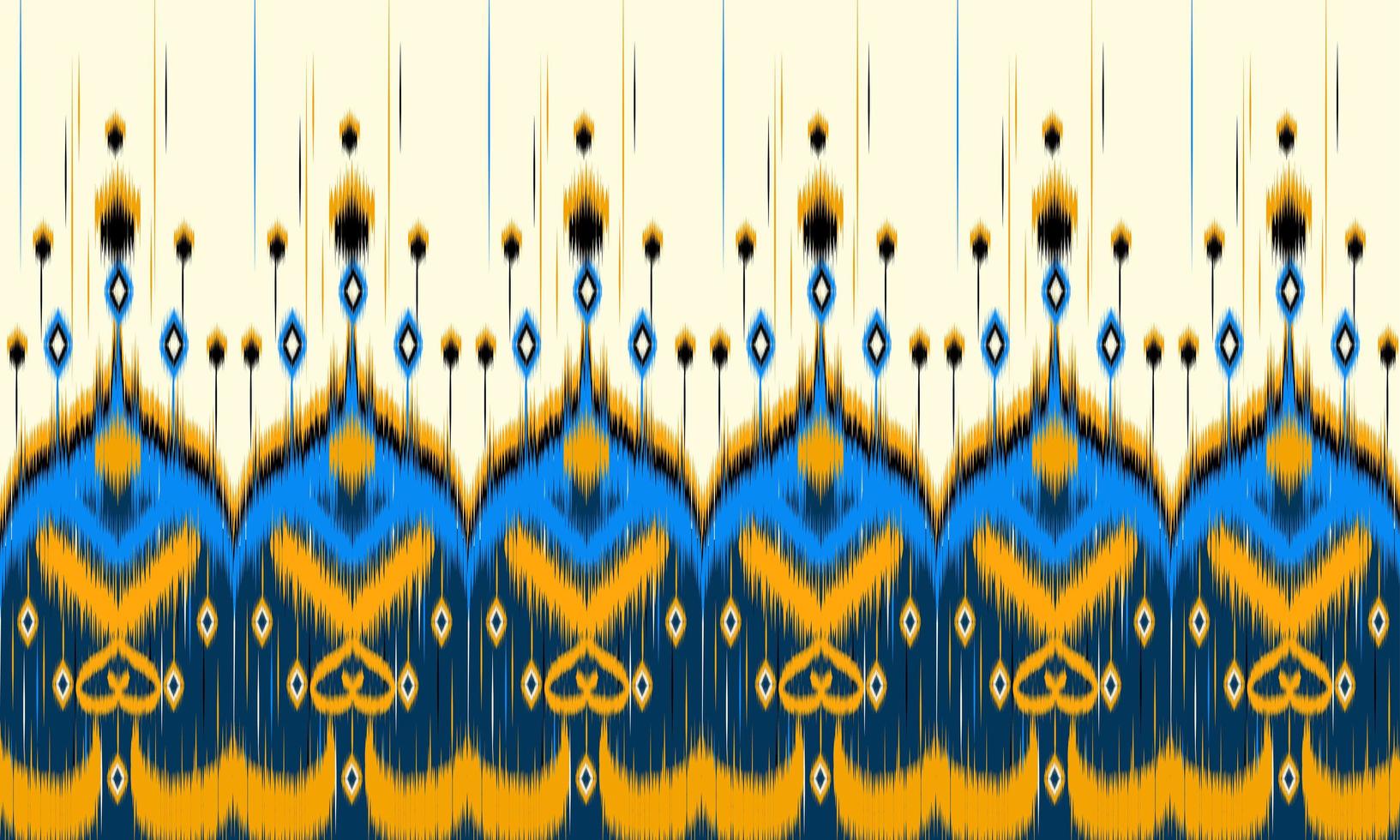 geometrisches ethnisches orientalisches Ikat nahtloses Muster. vektor