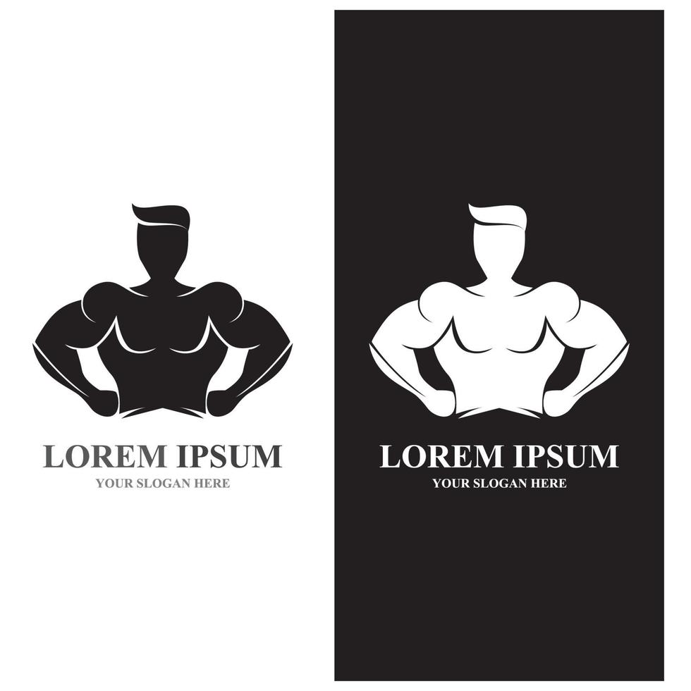 gym badge fitness logotyp design vektorobjekt och ikoner för sport vektor