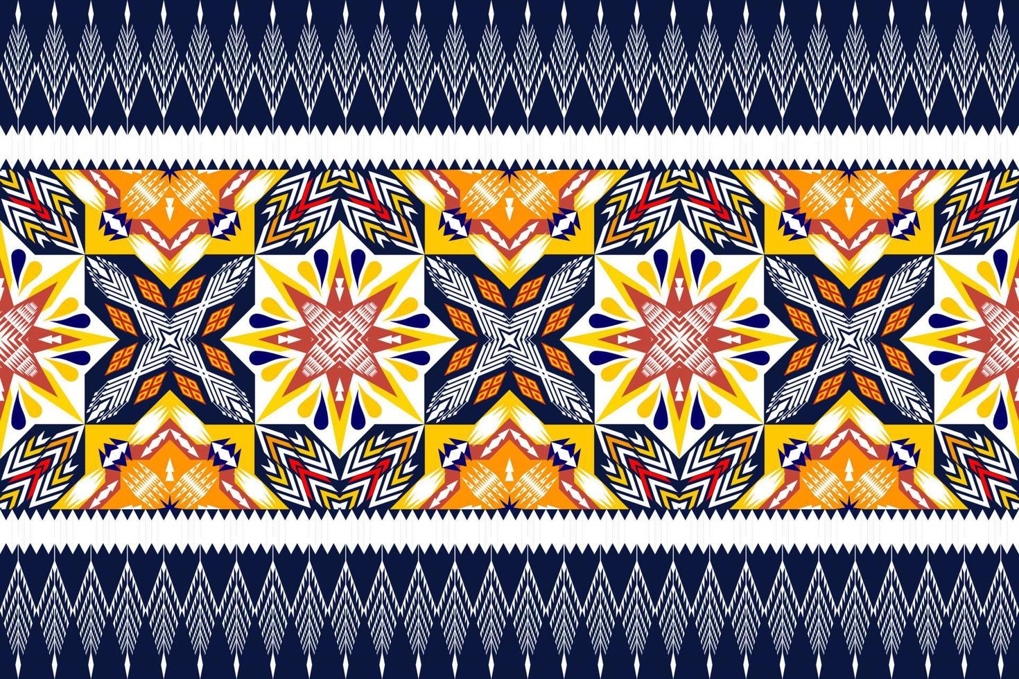 geometrische ethnische orientalische traditionelle pattern.figur stammesstickerei style.design für tapete, kleidung, verpackung, stoff, vektorillustration vektor