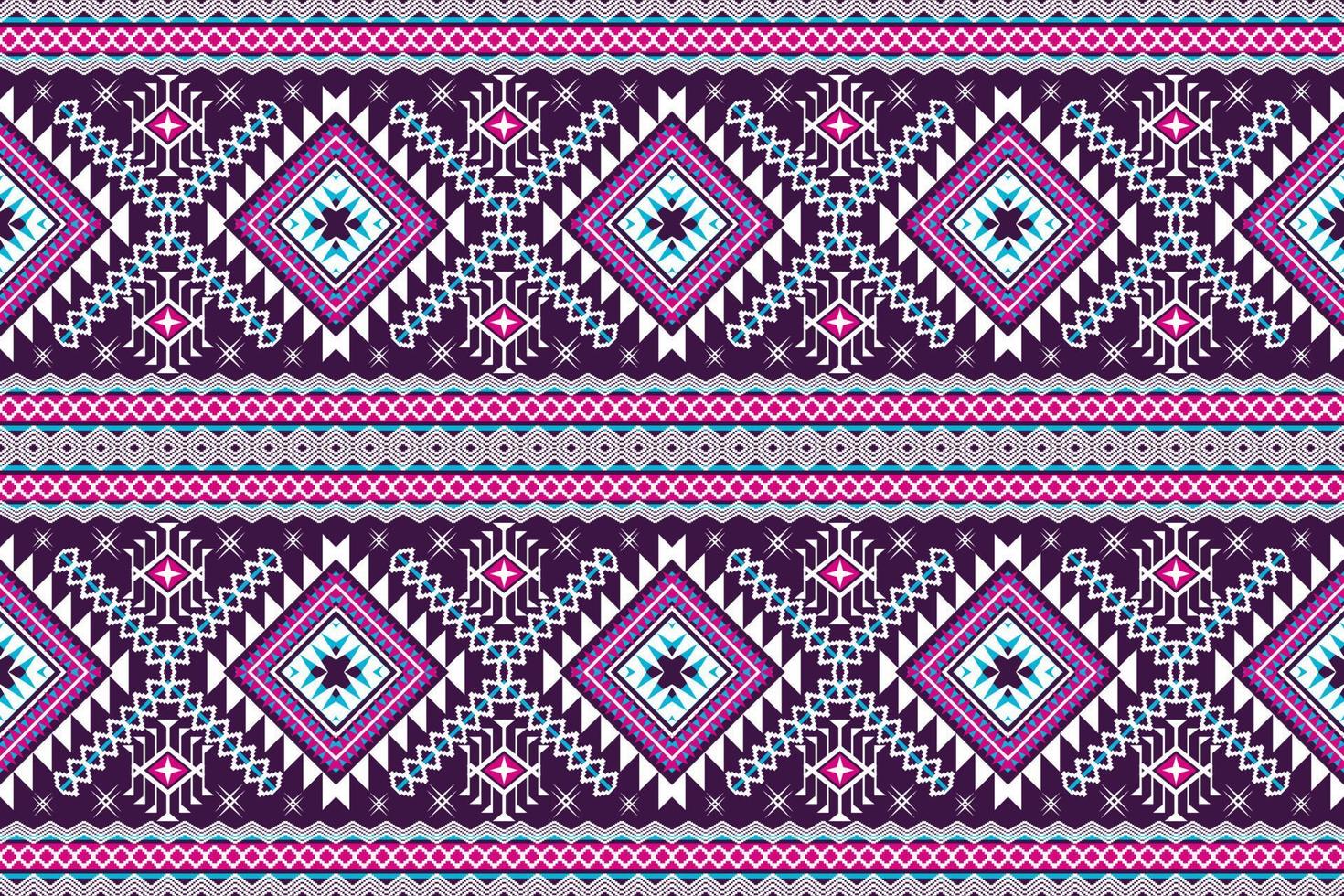 geometrische ethnische orientalische traditionelle pattern.figur stammesstickerei style.design für tapete, kleidung, verpackung, stoff, vektorillustration vektor