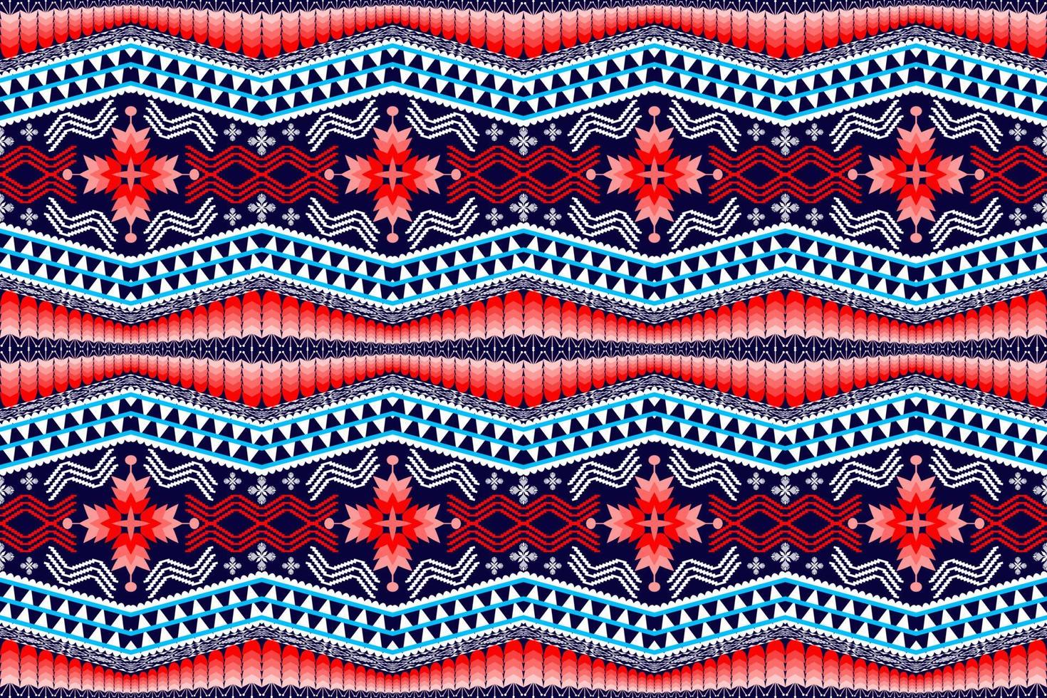 geometrische ethnische orientalische traditionelle pattern.figur stammesstickerei style.design für tapete, kleidung, verpackung, stoff, vektorillustration vektor