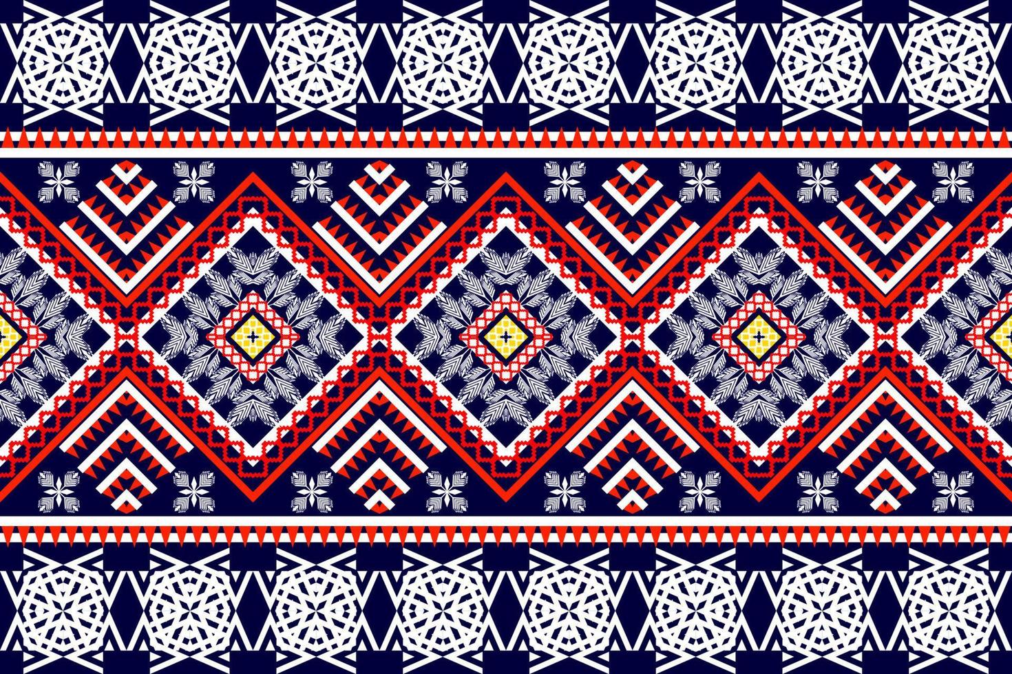 geometrische ethnische orientalische traditionelle pattern.figur stammesstickerei style.design für tapete, kleidung, verpackung, stoff, vektorillustration vektor