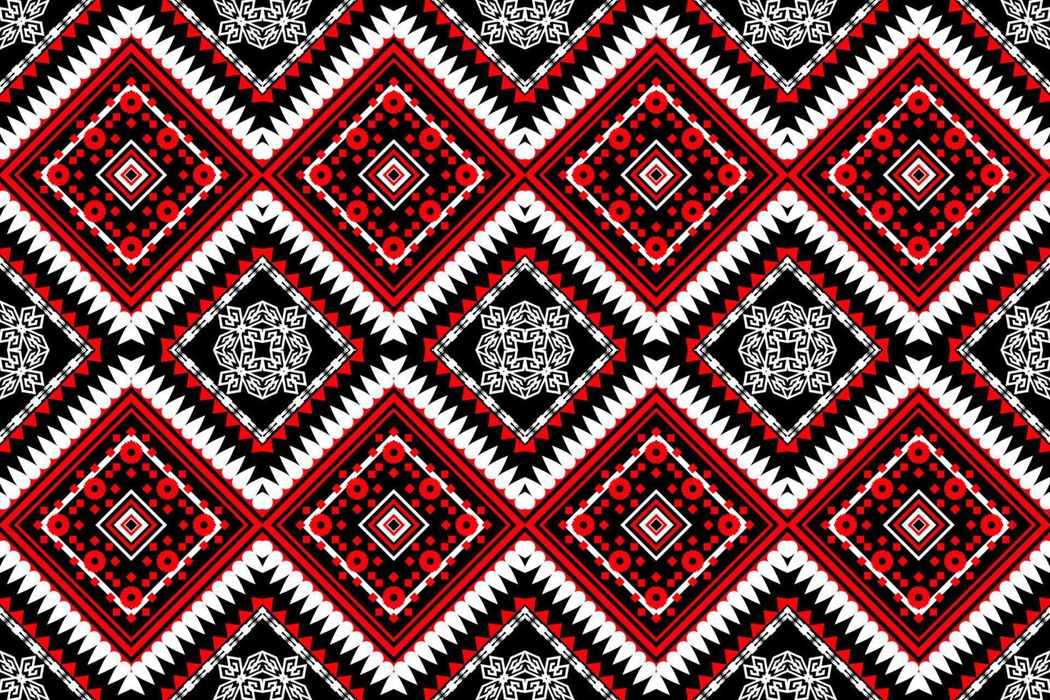 geometrische ethnische orientalische traditionelle pattern.figur stammesstickerei style.design für tapete, kleidung, verpackung, stoff, vektorillustration vektor