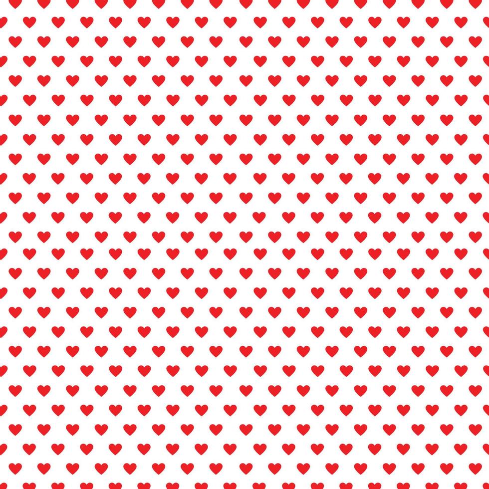 röda hjärtan seamless design för alla hjärtans dag och kärlek koncept. vektor