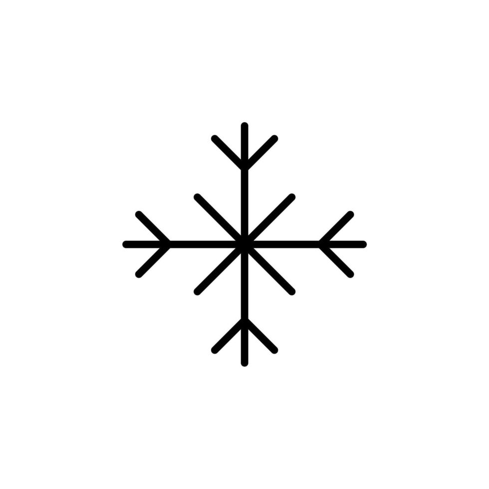 Winter, Schneefall, Schnee, Schneeflocke solide Symbol Vektor Illustration Logo Vorlage. für viele Zwecke geeignet.