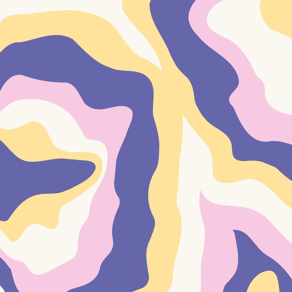 abstrakt vektor bakgrund, akryl flytande konst imitation. pastellfärger, flytande färg. lila, rosa och beige. modern mall för banner, design och inredning. abstrakta geometriska former sammansättning