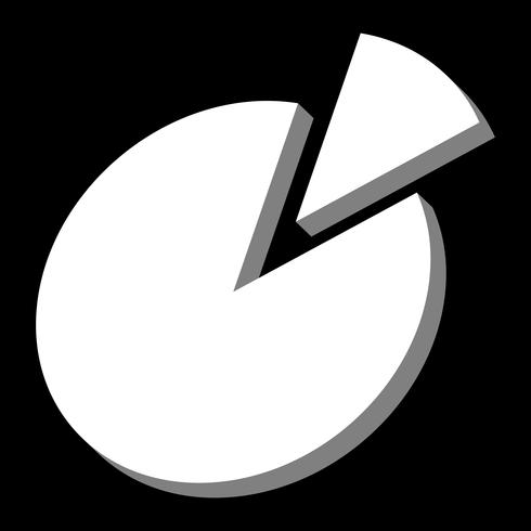 Kreisdiagramm Vektor Icon